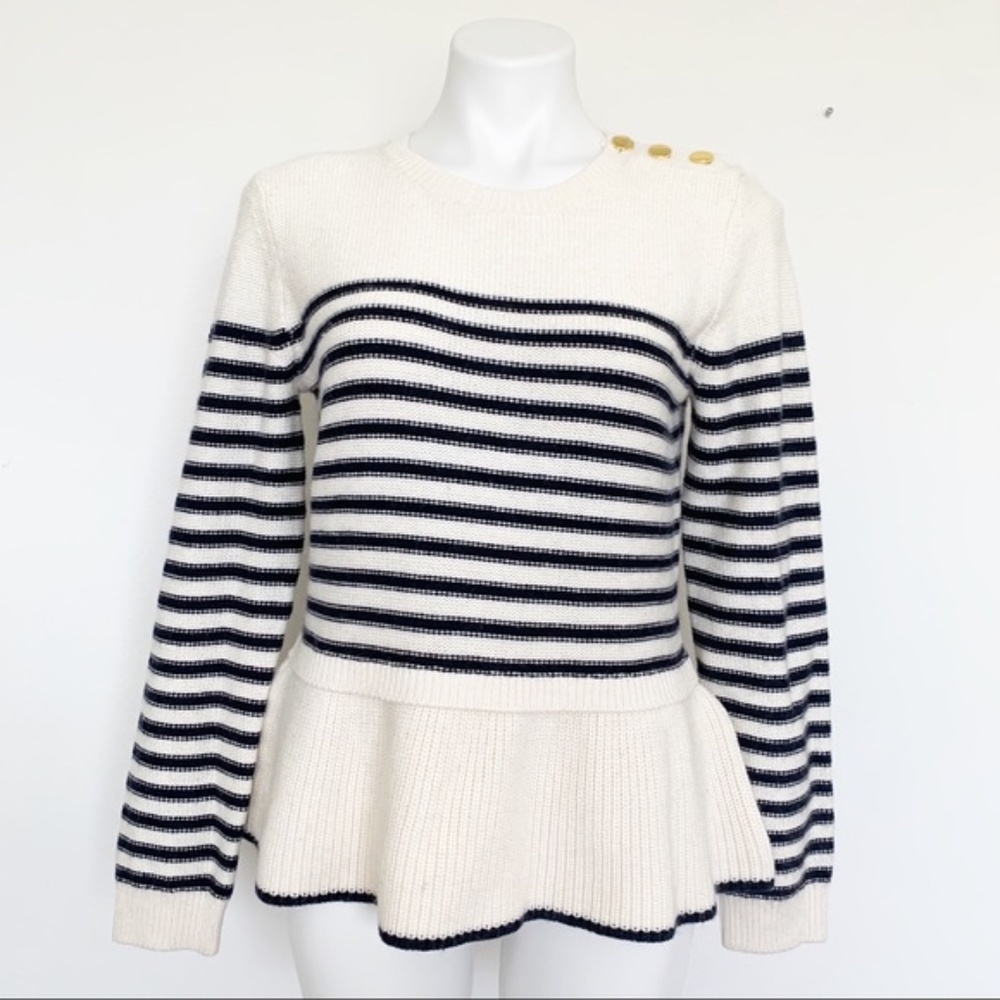 Kate Spade Broome Street Stripe Poplin Sweater